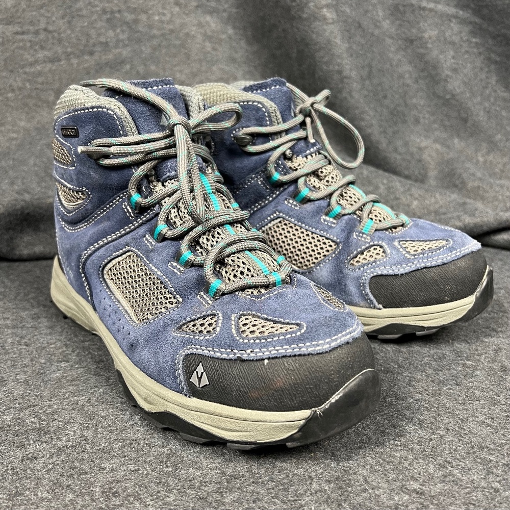 Vasque Breeze III Ultra Dry Mid Blue Grey Waterproof Kids Boot 7207 Size 6